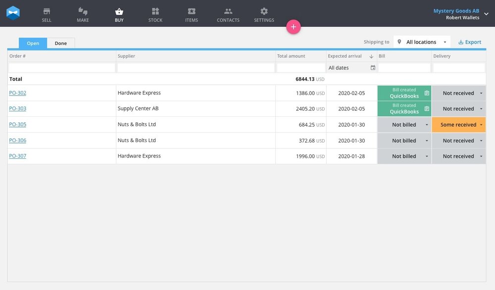 When you create a bill it will automatically be pushed to your accounting system. However, if you prefer to edit and approve the document, you can have the bill/invoice saved as a draft instead.