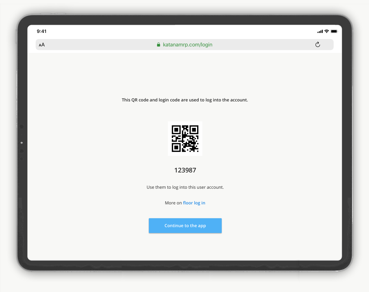Scan the QR code to add a team member’s account.