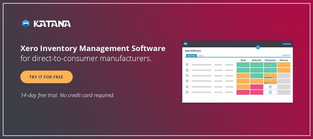 Purchase requisition Xero with Katana means you can better track your bills.