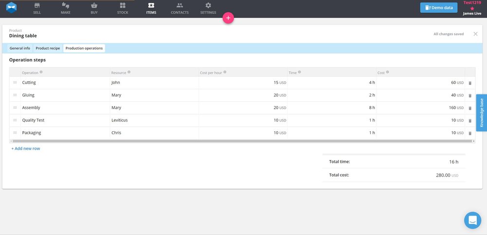 Routing in production can be made so much simpler by integrating a smart inventory workshop into your business. Production Operations lets you see what tasks need to be performed and you can easily reassign your resources to fulfill these.