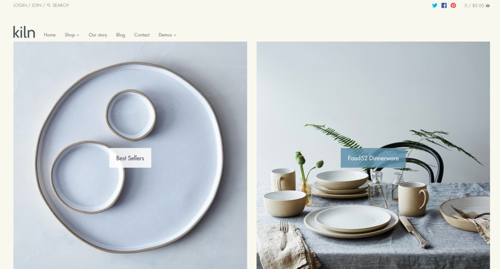 Canopy is one of the most popular shopify themes if you have lots of different products to sell.