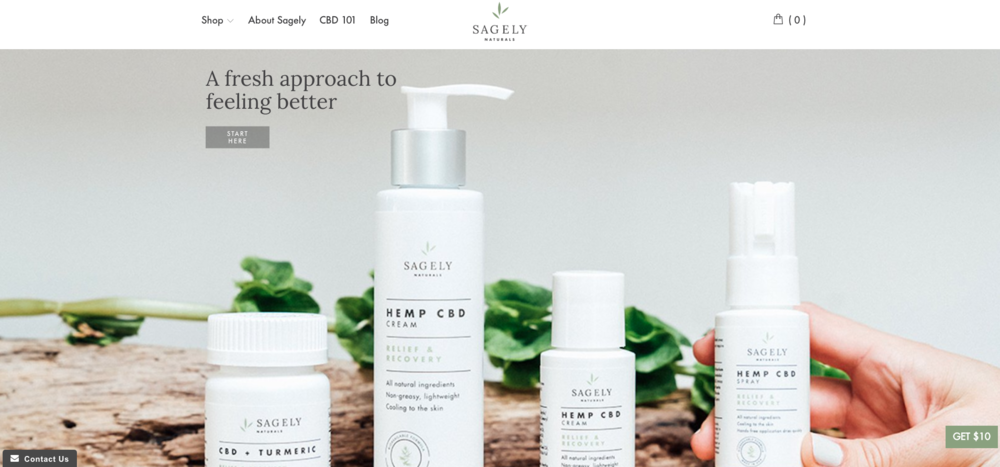 There isn’t one single way to sell your Shopify CBD products, and that’s the beauty of jumping into a brand new market. But if you want to play it safe then stick to simple, clear and friendly. Works a charm.